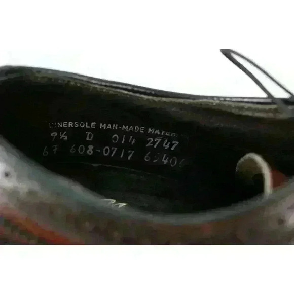 Vintage Coburne Square Style Men's Brown Shoes - Picture 10 of 12